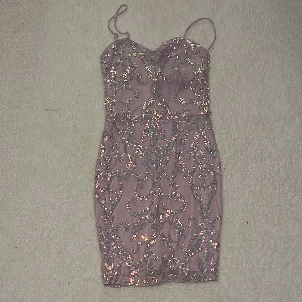 Windsor Gold Sequin Bodycon Mini Dress